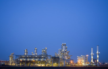 refinery at night 3