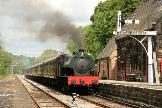 Fototapeta steam train