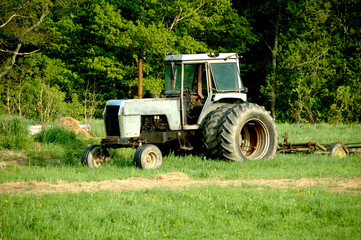 old tractor