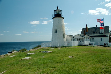 Fototapeta na wymiar pemaqid lighthouse