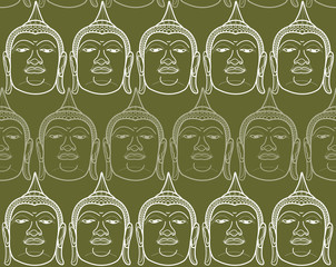 white buddha on earth