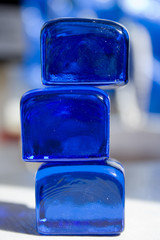 cubics of the blue glass