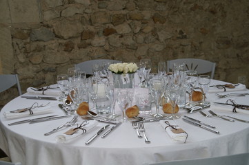 table ronde de fête