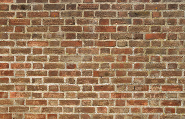 old weathered brick wall.