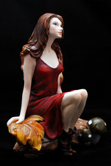 femme assise