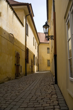 Fototapeta prague alley