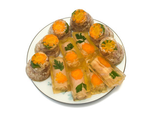 dish with aspic