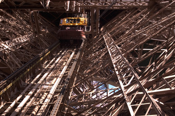 the eiffel tower - lift