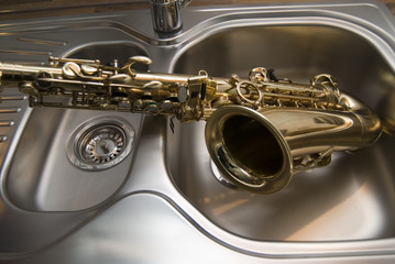 Obraz premium musical sink