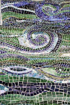 water abstract, mosaic background