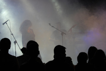 Fototapeta na wymiar koncert rockowy