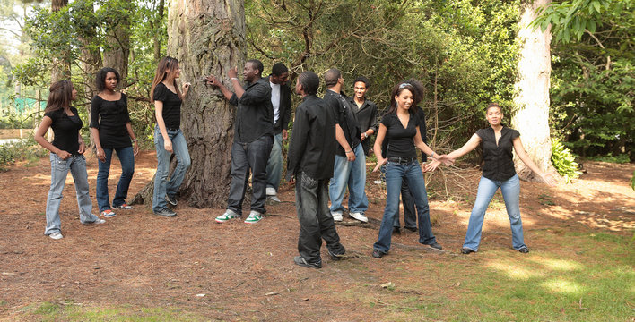 groupe de jeunes