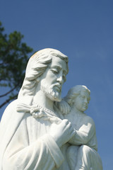 Fototapeta premium Statue in Cemetery