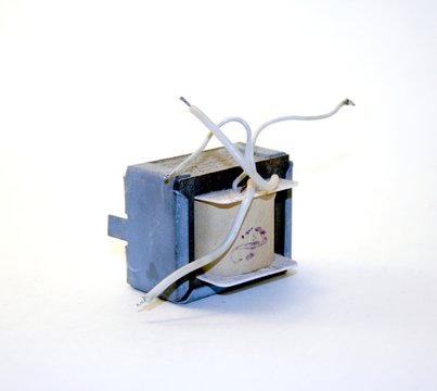 the transformer with sticking out wires