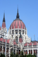 Obraz premium budapest parliament dome