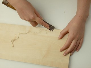 arbeiten mit stechbeitel 01