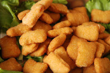 cooked foods in the pan 