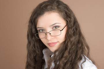 young businesswoman smiling