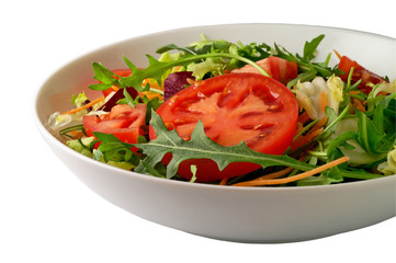 salad (2) with clipping path