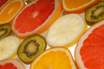 Fototapeta na wymiar fruit u