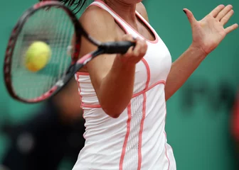 Deurstickers tennis © karaboux