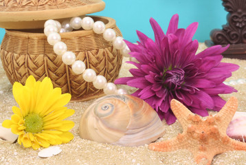 Flowers and Sea Shells