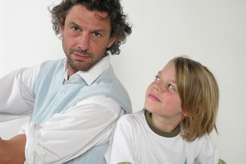 Fototapeta premium couple père et fils 6