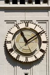 Clock in tower