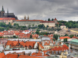 Naklejka premium prague. czechia.