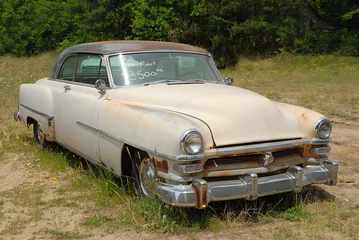 Papier Peint photo autocollant Voitures anciennes cubaines voiture ancienne à vendre