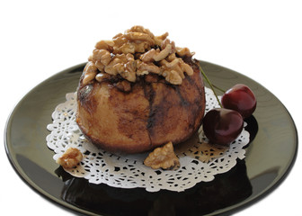 sticky bun with cherries 2