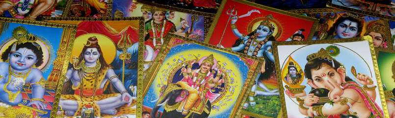 india - god panorama - part two - obrazy, fototapety, plakaty