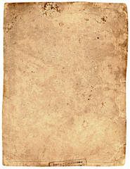 old tattered textured paper, art background cardboard