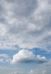 Fototapeta premium leaden clouds. grey clouds and blue sky