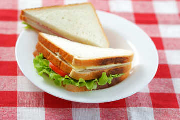 Two sandwiches