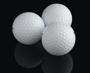 Three golf balls - 3544879