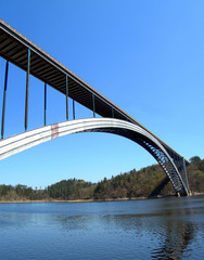 Obraz premium Bridge over the Vltava river