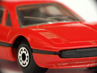 Obraz na płótnie Canvas model car macro