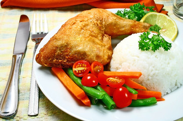 fried chicken leg