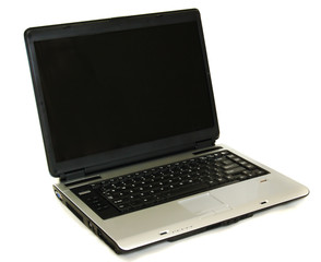 a laptop  isolated on a white background