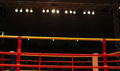 Fotobehang Vechtsport Boxin ring