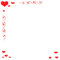 hearts and vines note