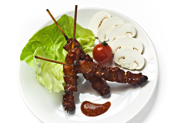 Brochettes (satay)