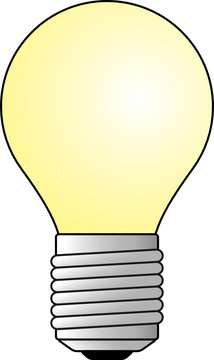 Gl&uuml;hbirne farbig