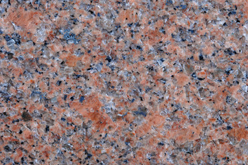 Polishing pink granite natural rock in wall