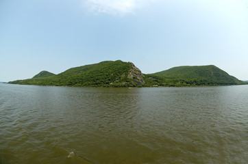 An Island on the Hudson River in New York