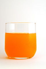 Orange Juice on white background
