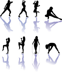 fitness silhouette
