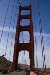 Fototapeta premium The famous Golden Gate Bridge in San Francisco