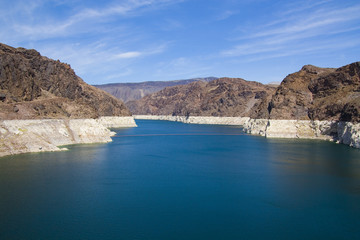 Hoover Dam at Lake Powell in Nevada